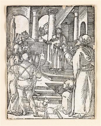 ALBRECHT DÜRER Three woodcuts from the Small Passion.